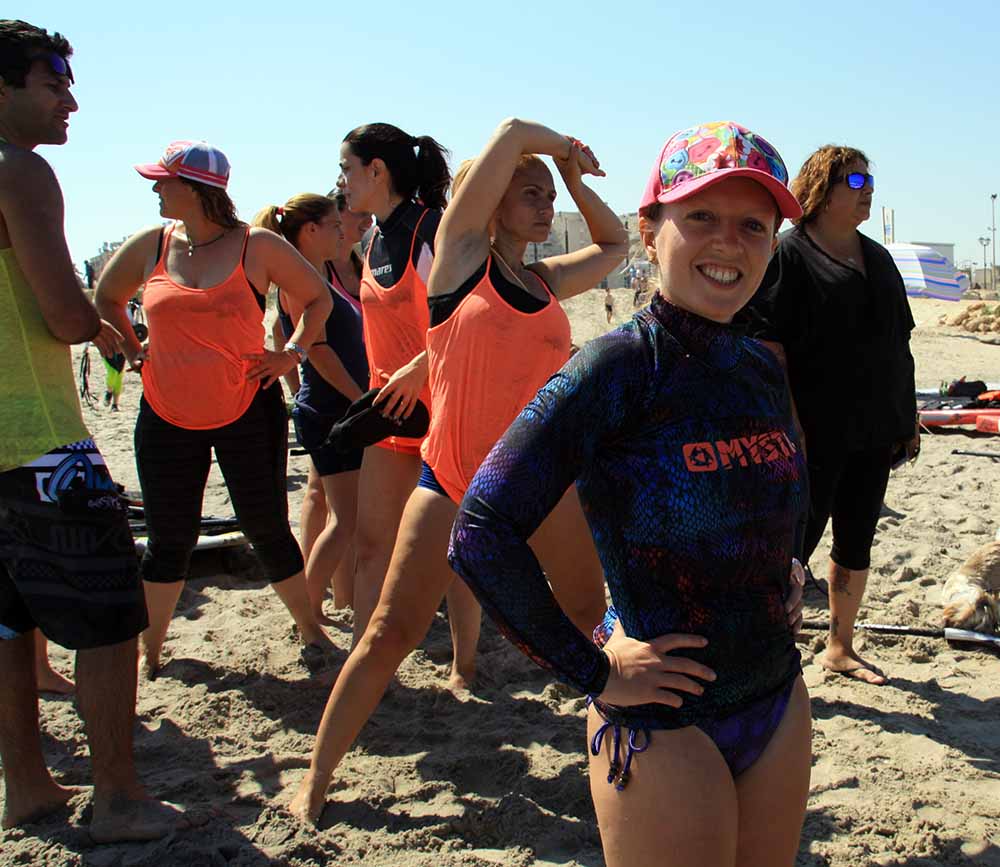 תחרות סאפ נשים - מועדון סרף סייקל בקריית ים (צילום - חן קטורזה)