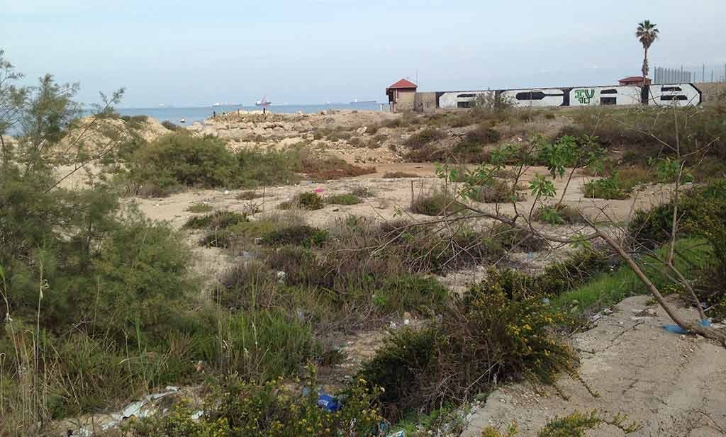 שטח הבריכה המיתולוגית בטיילת בת גלים (צילום: ירון כרמי)