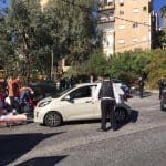 זירת הרצח ברחוב הגיבורים (צילום – מד"א כרמל)