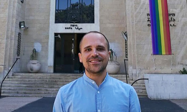 יוסי שלום - חבר מועצת העיר חיפה (צילום - מיכל ירון)