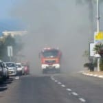 כבאית ברחוב טשרניחובסקי בחיפה