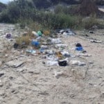 פסולת חוף ים טירת כרמל