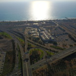מרכזית חוף הכרמל בחיפה (צילום מרחפן: עמרי שפר)