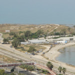המכון לחקר ימים ואגמים והחניון הסמוך – חיפה (צילום: ירון כרמי)