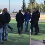 אנשי ביטחון באוניברסיטת חיפה – המפגינים סולקו מהקמפוס (צילום: מיכל ירון)