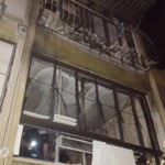 שרפה בדירה בקריית ביאליק (צילום: דוברות לוחמי האש)