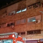שרפה ברחוב סירקין בחיפה (צילום – דוברות כבאות והצלה – מחוז חוף)