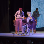זמרי האופרה דון פסקואלה בפעולה (צילום: ירון כרמי)