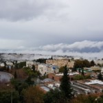ענני גשם מעל חיפה 26.1.2018 (צילום – יעקב זיס)
