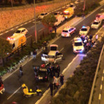 תאונה בנחל הגיבורים בחיפה יש לכוד במקום (צילום – חדשות בחזית)