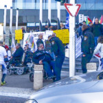 הפגנה במרכז חורב – משפחות השוטרים והסוהרים 2.2.2018 (צילום – סמר עודה)