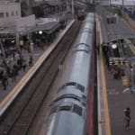 תחנת רכבת תחנת השמונה ומסילת הברזל (צילום – ירון כרמי)