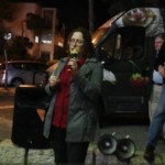 יעל כהן פארן בהפגנה נגד השחיתות בחיפה 18.03.2018