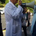 פרופ אמנון רופא במחאת הרופאים