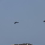מסוקים מעל חיפה (צילום – איציק שכטר)