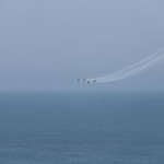 רביעיה אירובטית מעל הים – חיפה במטס חיל האוויר (צילום – איציק שכטר)