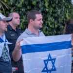 תומכים בישראל ובחיילי צה"ל – שדרות בן גוריון בחיפה 15/5/2018 (צילום – ירון כרמי)