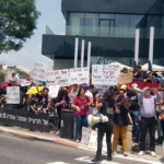 הפגנה נגד אסדת הגז צומת חורה צילום סמר עודה
