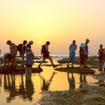 הקהילה הימית של חיפה מבצעת סקר אצות בשמורת שקמונה (צילום – יחיאל אוקנין)