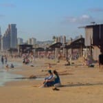 החוף הדרומי של חיפה (צילום – ירון כרמי)