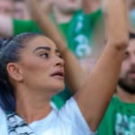 אוהדת מכבי חיפה 01/09/2018 (צילום: ירון כרמי)