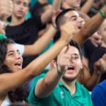 אוהדי מכבי חיפה 01/09/2018 (צילום: ירון כרמי)