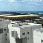 אצטדיון הכדורגל סמי עופר, נאות פרס, מת"ם – מבט מבניין בנאות פרס (צילום – נגה כרמי)