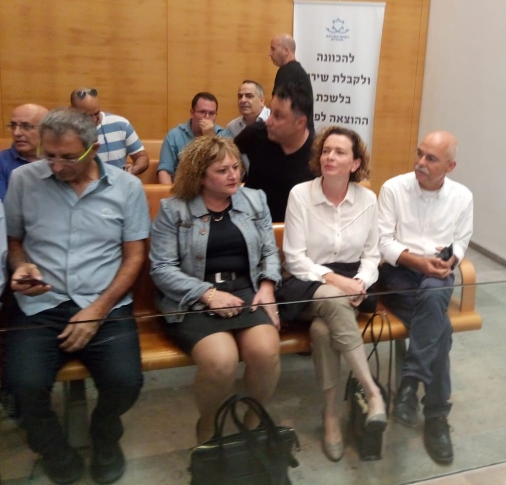 עינת קליש בביהמ"ש המחוז בחיפה - עתירתה של עינת קליש נגד פסילתה הטכנית - 16.10.2018 (צילום: סמר עודה)
