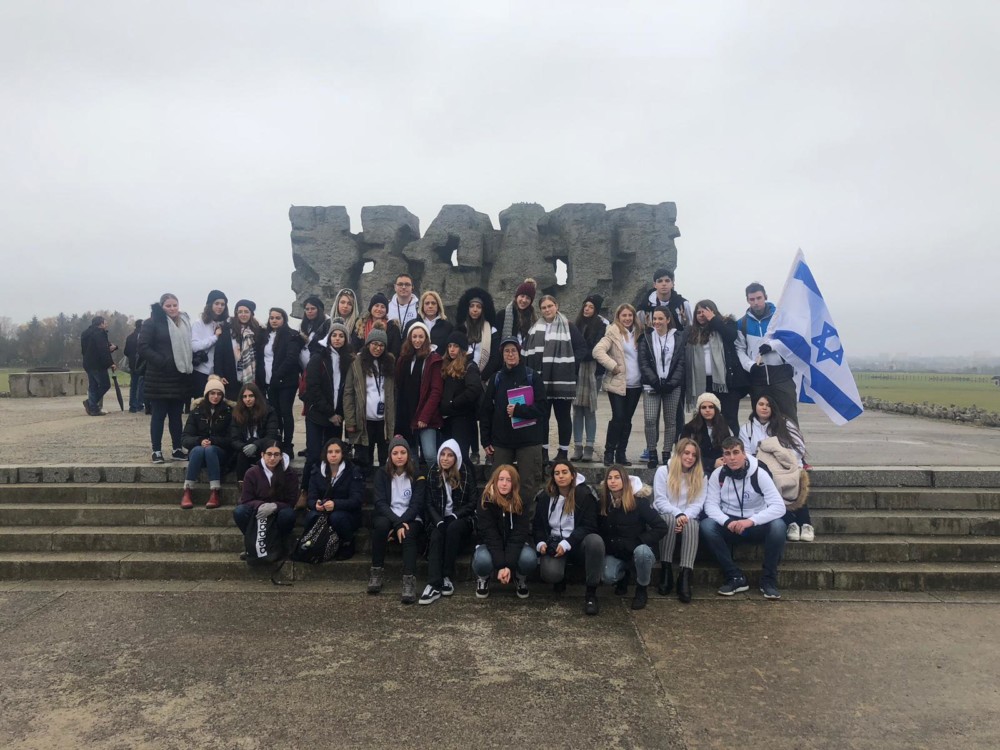 מסע פולין - בית הספר ליאו באק בחיפה - נובמבר 2018 (צילום: שי כרמי)