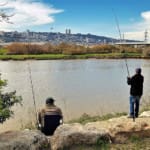 דייגים בפארק הקישון – מעגן שביט ופארק הקישון בין הסערות (צילום: נילי בנו)