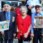מצעד הוטרנים בחיפה • אלפים צעדו במצעד מרשים וססגוני לציון "יום הניצחון ה-74 על הנאצים"  (צילום: אדיר יזירף)