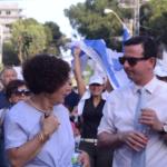 מאות מפגינים בצעדת המשפחה בנווה שאנן בחיפה 27/6/2019 (צילום: חגית אברהם)