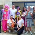 צוות ההפקה – ילדים חולי סרטן ובעלי צרכים מיוחדים בהפנינג בגן החיות בחיפה 14/6/19 (צילום: גלית רוזן)