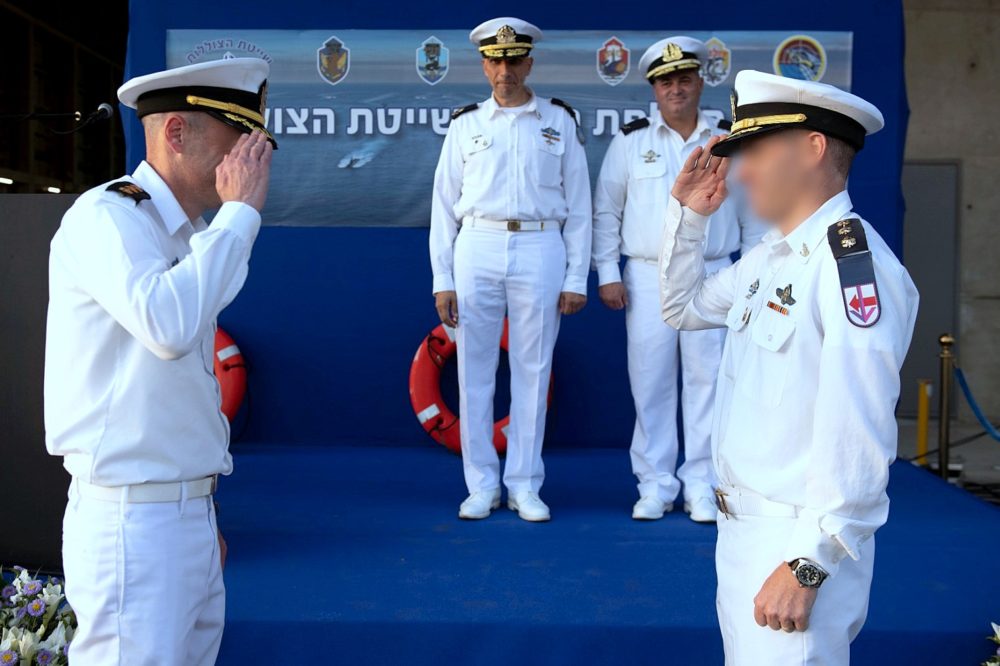 טקס החלפת מפקדים חיל הים (צילום דובר צה"ל)