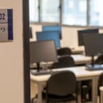 כיתת לימוד בקמפוס הנמל בחיפה – האוניברסיטה הפתוחה (צילום: ירון כרמי)