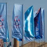 קבלת שבת ציבורית מול השקיעה בחוף דדו בחיפה (צילום: ירון כרמי)