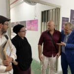 ארז ישכרוב – נשיא תילתן עם בוגרי המכללה – סיום שנת 2019 במכללת תילתן, הענקת תעודות גמר ותערוכת הבוגרים (צילום: ירון כרמי)