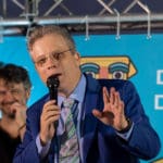 ארז ישכרוב – נשיא תילתן – סיום שנת 2019 במכללת תילתן, הענקת תעודות גמר ותערוכת הבוגרים (צילום: ירון כרמי)