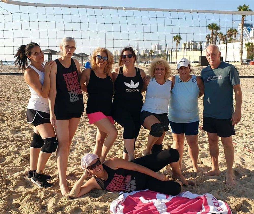 טורניר כדורשת נשים בחיפה - חוף מרידיאן (צילום: חי פה)