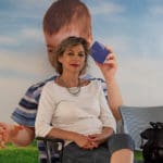 נגה כרמי – מנהל חי פה – חנוכת מרפאת זאב המשופצת בכרמל הצרפתי – כללית (צילום: ירון כרמי)