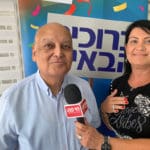 יפה דהן וכבוד השופט סלים ג'ובראן – חנוכת מרפאת זאב המשופצת בכרמל הצרפתי – כללית (צילום: ירון כרמי)