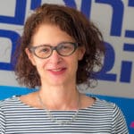 ברזיט זלוצובר מנהלת אישורי תרופות בכללית – חנוכת מרפאת זאב המשופצת בכרמל הצרפתי – כללית (צילום: ירון כרמי)