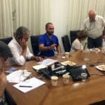 ועדת "איכות הסביבה" של חיפה, שעסקה במסקנות דו"ח מבקר המדינה האחרון (צילום: אלה נוה)