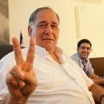 יונה יהב ושי אבוחצירה במועצת העיר חיפה (צילום: עומר כרמי)