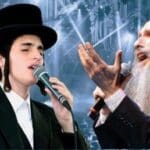 מרדכי בן דוד ומוטי שטיינמץ במרכז הקונגרסים בחסות עיריית חיפה