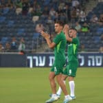 מכבי חיפה מול הפועל חיפה בכדורגל (צילום: שי מזור)
