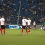 ספסל הפועל חיפה בכדורגל (צילום: שי מזור)