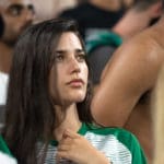 אוהדת מכבי חיפה – כדורגל (צילום: ירון כרמי)