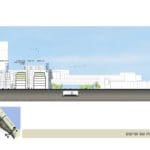 חתך רכבת עם שיקוע – קמפוס הנמל – עיריית חיפה – ספט' 2019 – ב.ברוך אדריכלים