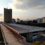 התחנה המרכזית הישנה הנטושה בצילום אוויר מרחפן (צילום: מרום בן אריה צילומי אוויר – 054-869-4777)